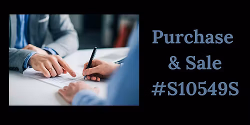Purchase & Sale (#S10549S)