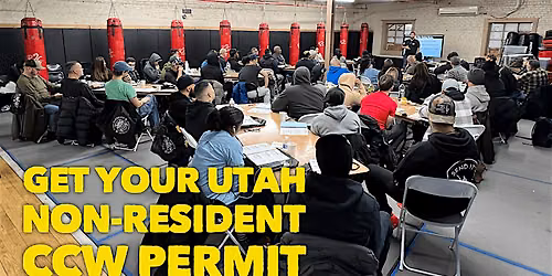 Utah Non-Resident Concealed Carry Permit Class for NYC Residents July 11