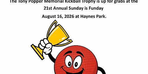 Sunday is Funday Kickball Competition