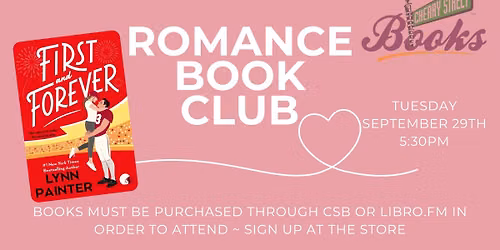 Romance Book Club: Discussing ~ First and Forever