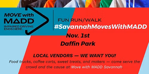 Move With MADD Savannah Fun Run