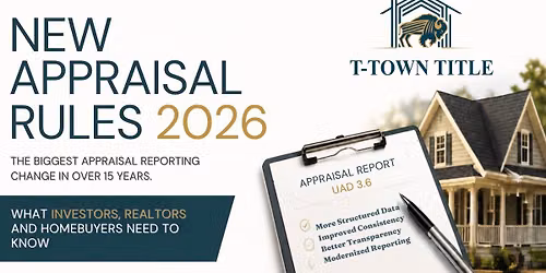 New Appraisal Report: What you need to know by Nov 1st, 2026!