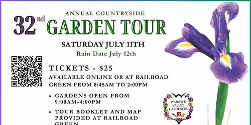 2026 Warwick Valley Garden Tour