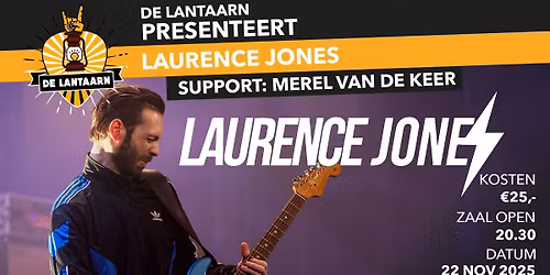 Laurence Jones! Support: Merel van de Keer