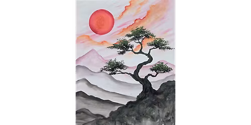 Bonsai at Dawn - Paint and Sip in Cincinnati | Classpop!\u2122