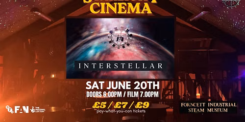 INTERSTELLAR - Starlight Cinema at The Steam Caf\u00e9