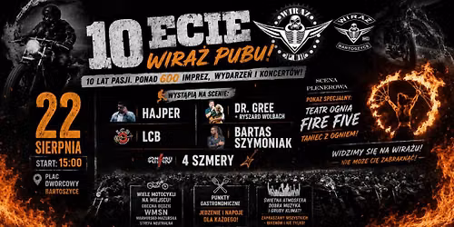 10 lecie Wiraż Pub /Impreza plenerowa 