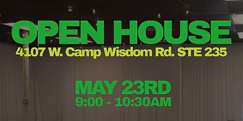5\/23 Open House