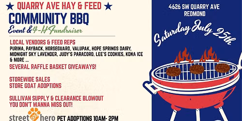 Community BBQ Event & Sizzlin' Summer Sale