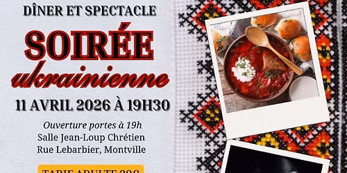 Soir\u00e9e 11 avril Montville