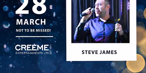 \ud83c\udfb6\ud83c\udfa4 Steve James \ud83c\udfb6\ud83c\udfa4