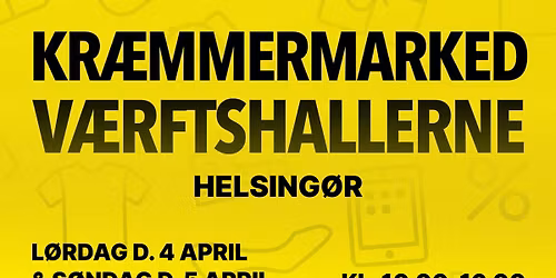 Loppe- & Kr\u00e6mmermarked i V\u00e6rftshallerne