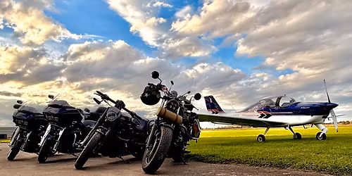 Motoloty - spotkanie na lotnisku Pobiednik