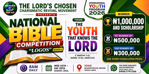 THE YOUTH THAT KNOWS THE LORD #TYTKTL#