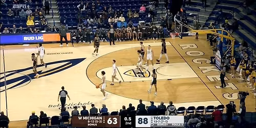 Western Michigan Broncos at Toledo Rockets Mens Basketball at Savage Arena