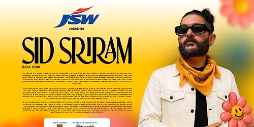 Sid Sriram Live in Concert