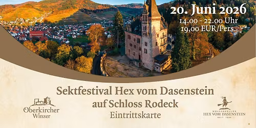 Sektfestival Hex vom Dasenstein auf Schloss Rodeck