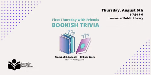 First Thursday with Friends: Bookish Trivia