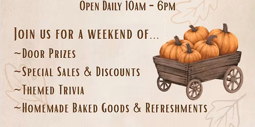 Fall Fiesta Open House @ Weaver\u2019s