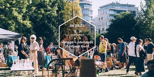 Vintage + tweedehands markt Zuidpark Gent