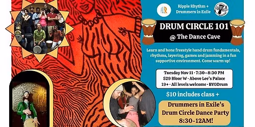 Drum Circle 101 @ the Dance Cave