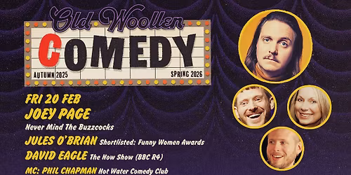 Comedy at The Old Woollen - Fri 20 Feb