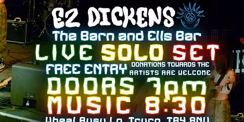 Ez Dickens (solo) LIVE at The Barn & Ells Bar, Cornwall
