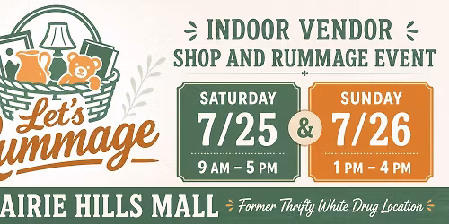 2nd Annual Let's Rummage (Indoor Rummage Event)