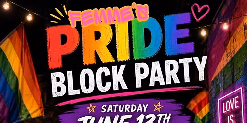 Femme Bar PRIDE block party featuring Sister Funk 