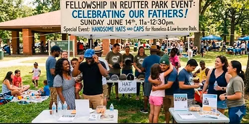 FATHERS DAY EVENT: HATS AND CAPS FOR DADS IN REUTTER PARK This Sunday 11:00am TO 12:30PM!   