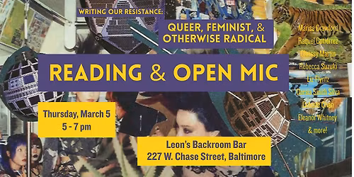 Writing Our Resistance: Queer, feminist, & otherwise radical reading