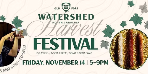 Harvest Festival | Song & Seed Swap with William Ritter