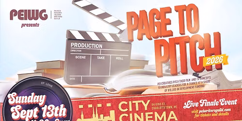 Page to Pitch Finale Event