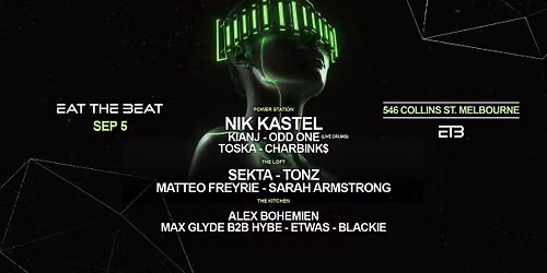 Eat The Beat Saturdays | Sep 5