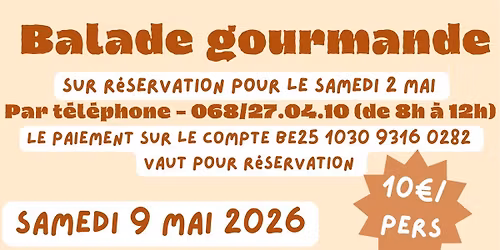 Balade gourmande "La R\u00e9sidence Ren\u00e9 Magritte" Lessines 