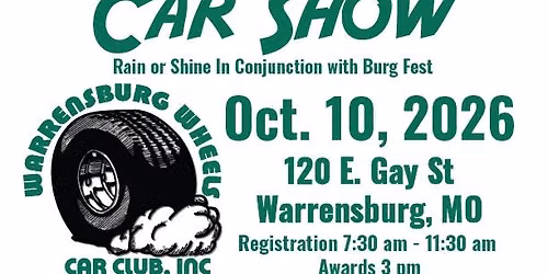 37th Annual Warrensburg Wheels Car Show