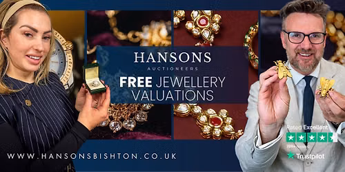 FREE JEWELLERY VALUATION DAY: Free Gold, Silver, Jewellery & Watch Valuations at Sparrow's Tearoom