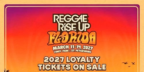2027 Reggae Rise Up Florida - Sunday at Vinoy Park