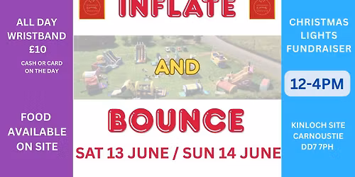 Carnoustie's Inflate & Bounce Fundraiser