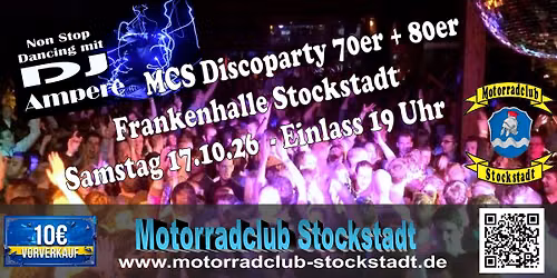 MCS-Discoparty 70er + 80er