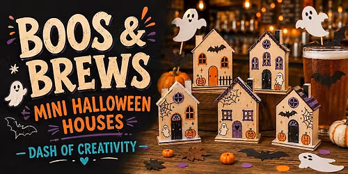 Boos & Brews: Mini Halloween House Workshop at Stark Brewing Company