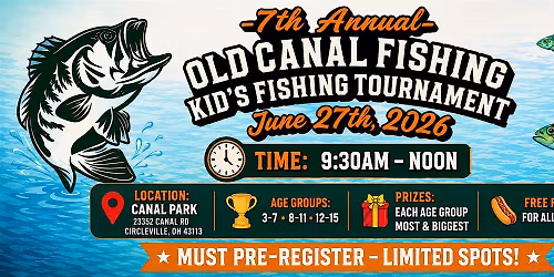7th Annual Canal Park Kid\u2019s Fishing Derby