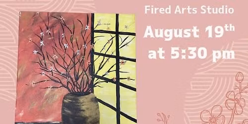 Weekly Canvas Painting Workshop: Japanese Blossom