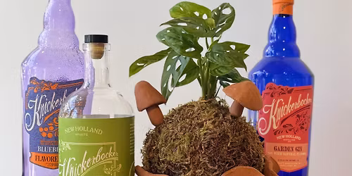 May 22nd Cocktails, Clay & Kokedama - \u201cmonsteras & mushrooms\u201d
