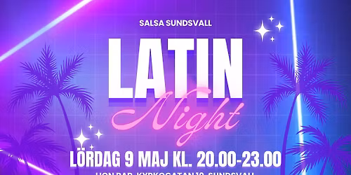 Latin Night \ud83c\udf89\ud83d\udc83 med Salsa Sundsvall