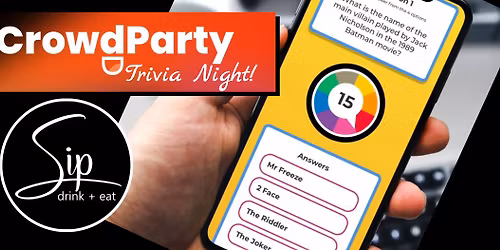 CrowdParty Trivia Night at SIP