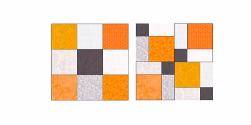 10\/25\/25 Disappearing 9 Patch Quilt Block - with Wanda