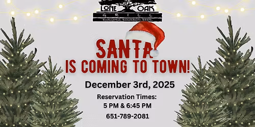Meet Santa at Lone Oak!