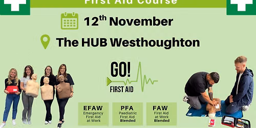 First Aid Training - The Hub, Westhoughton