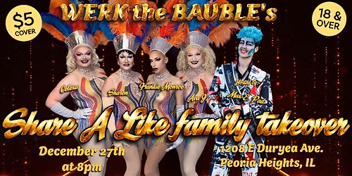 Werk the Bauble presents: Share A Like family takeover!